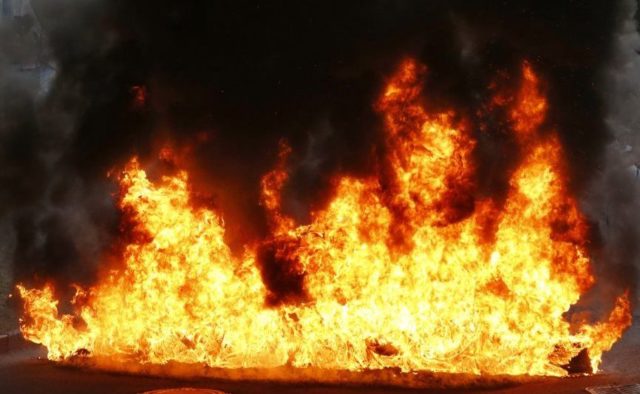 В Умані під час пожежі ледь не загинув чоловік
