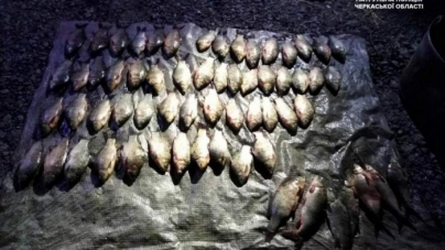 На Черкащині виявили браконьєрські сітки для риболовлі