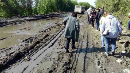 Не дорога, а суцільне болото: на Чорнобаївщині люди страждають від бездоріжжя (фото)