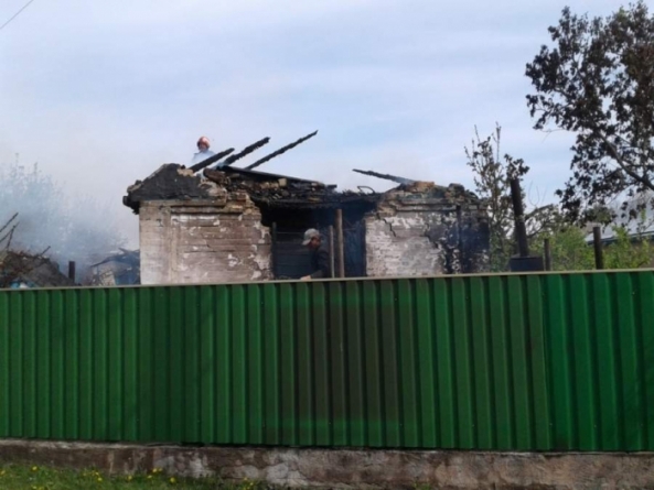 На Черкащині внаслідок пожежі згоріли свійські тварини