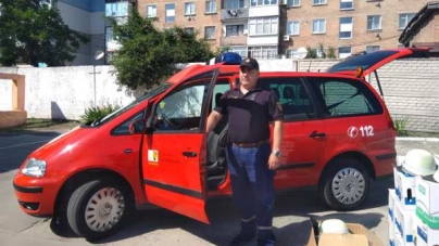 Новий автомобіль від німецьких колег отримали золотоніські рятувальники