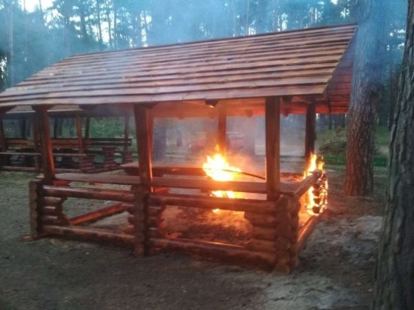 Вандали підпалили рекреаційний пункт у Чигиринському лісгоспі (фото)