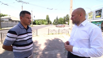 Мер Черкас перевірив хід робіт з реконструкції бульвару Шевченка (відео)