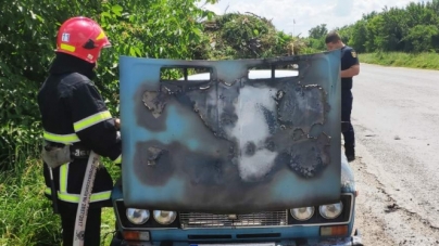 На Черкащині під час руху загорівся автомобіль