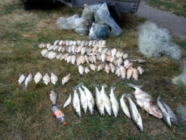 У Ватутіному затримали рибних браконьєрів
