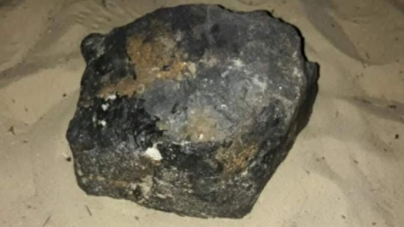 Чоловік у Черкасах на пляжі знайшов «астероїд»