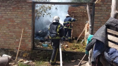 За добу на Городищині двічі боролися з пожежею (відео)