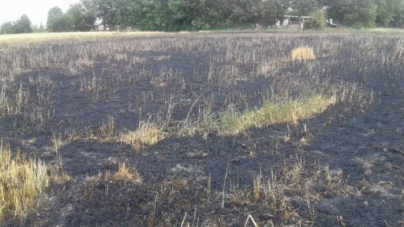 На Черкащині рятувальники ліквідовували пожежу ячменю