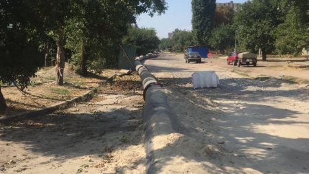 Хід ремонтування головного каналізаційного колектора перевірив Анатолій Бондаренко (відео)