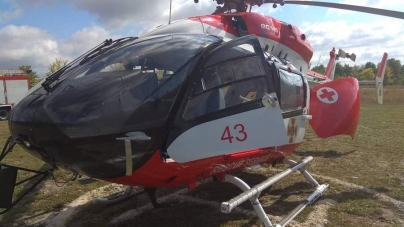 В Умані хворого хасида евакуювали на вертольоті