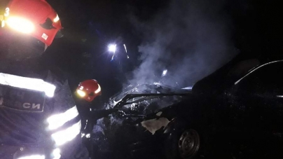 У Черкасах невідомі підпалили автомобіль Volkswagen (фото)