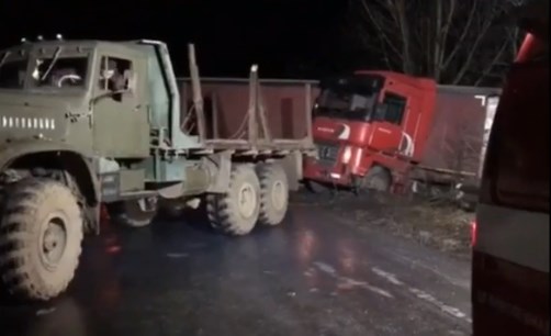 На Черкащині сталися дві ДТП за участі вантажівок (відео)