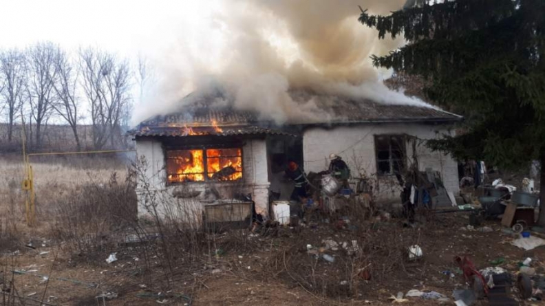 На Лисянщині пожежа забрала життя чоловіка (відео)