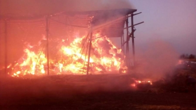 Понад 100 тонн сіна знищено пожежами на Черкащині