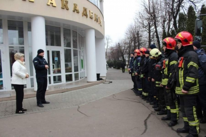 Рятувальники провели навчання у Черкаській медичній академії