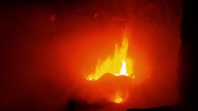 На Монастирищині згоріло більше тонни соломи