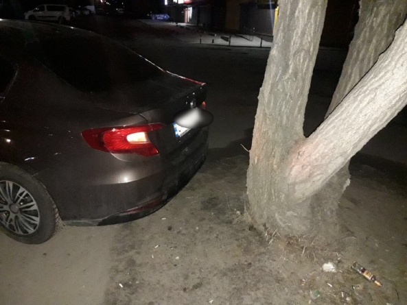 У Черкасах водій на авто зіткнувся з деревом