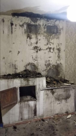 На Черкащині через пічне опалення горів будинок