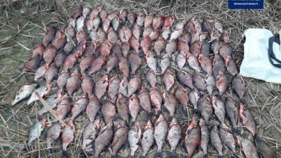 Черкащани незаконно наловили риби на 30 тисяч гривень
