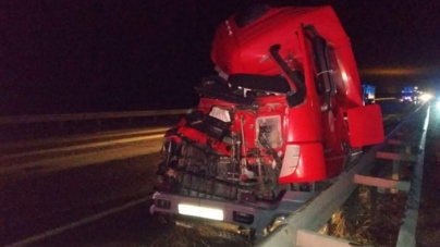 На Черкащині вантажівка зіткнулася з автоцистерною