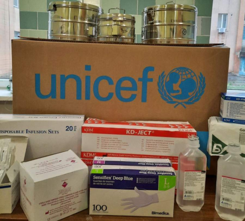 Монастирищенська лікарня отримала гуманітарну допомогу від UNISEF