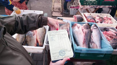 У Черкасах здійснено перевірку місць торгівлі рибою