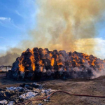 Рятувальники ліквідували пожежу сіна на Золотоніщині
