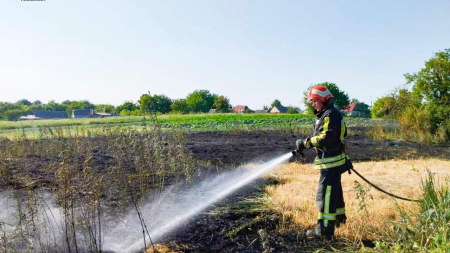 На Черкащині ліквідовано 5 пожеж