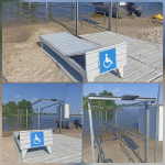 На «Митницькому» пляжі облаштували зони для людей з інвалідністю