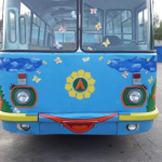 У пресслужбі КП «Черкасиводоканал» розповіли, що за раритетний автобус розміщений на території