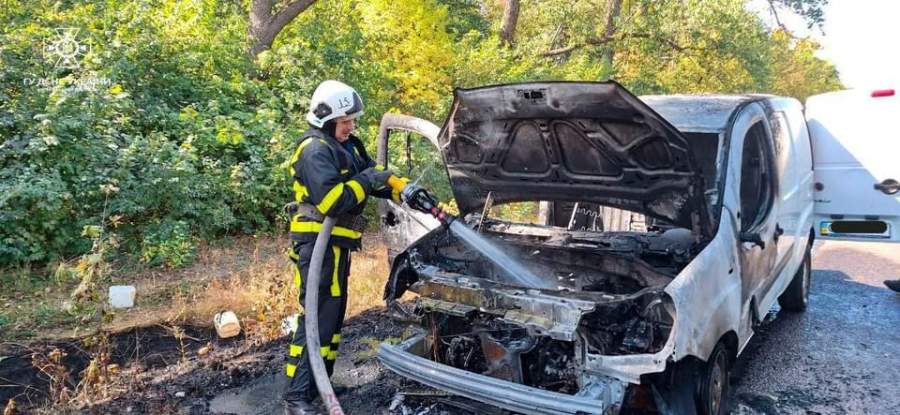 Уманський район: рятувальники ліквідували пожежу автомобіля