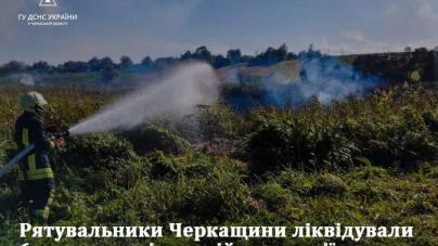 Упродовж минулої доби рятувальники Черкащини 6 разів ліквідовували пожежі