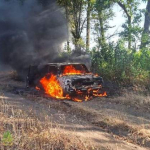 На Уманщині рятувальники ліквідували пожежу автомобіля
