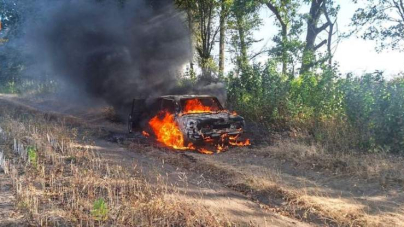 На Уманщині рятувальники ліквідували пожежу автомобіля