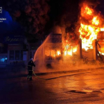 В Умані рятувальники ліквідували пожежу магазина