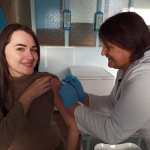Працівники Смілянського відділення обласного ЦКПХ вакцинувалися від грипу