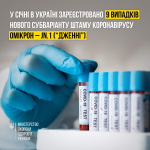 На Черкащині зареєстровано новий субваріант штаму коронавірусу “Дженні”