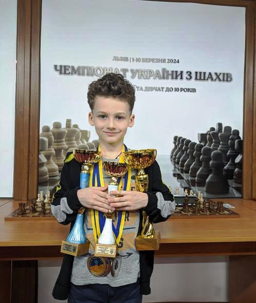 Юний черкащанин став чемпіоном України зі швидких шахів
