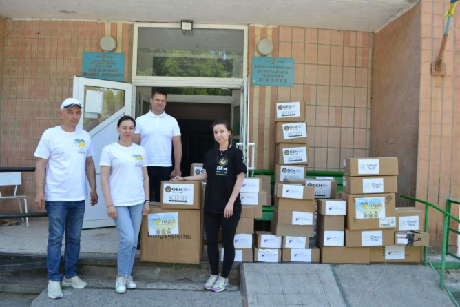 Лікарні Черкащини отримали допомогу від  благодійників