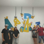 Студенти з Краматорська розмалювали укриття однієї зі шкіл Черкас