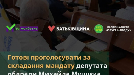 Ще у трьох фракціях Черкаської облради готові підтримати відставку Мушієка