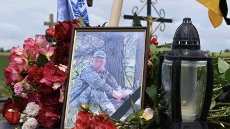 Загинув майже рік тому: на Чигиринщині поховали полеглого воїна