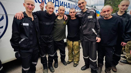 Після понад трьох років полону додому повернувся захисник із Чорнобаївщини