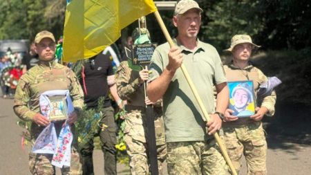 У Городищі попрощалися з загиблим військовим