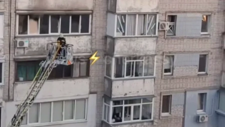 У черкаській багатоповерхівці горіла квартира