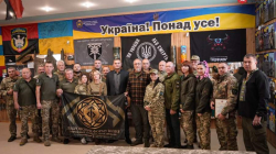 Юрій Тренкін відзначив бійців Добровольчого формування Черкаської територіальної громади.