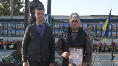 Партійці Шполянщини долучилися до заходів з нагоди Дня захисників і захисниць України